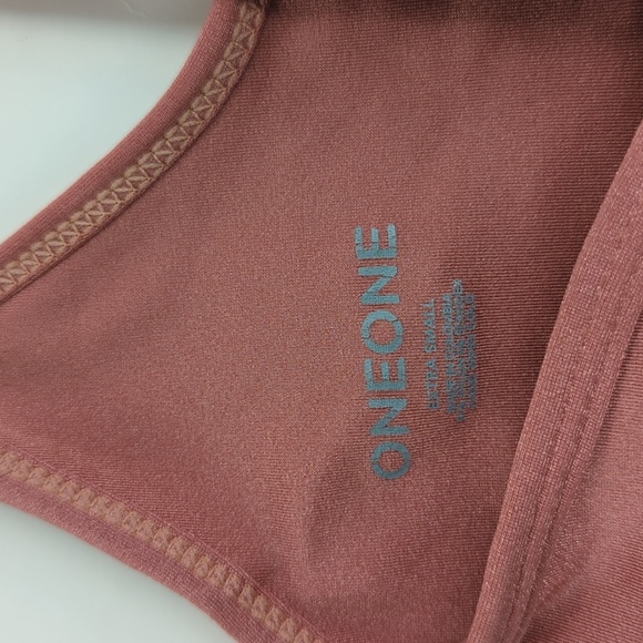 2 Piece OneOne Brand Mauve Metallic Bikini Size XS - Picture 9 of 9